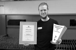 Holz oder Metall? &ndash; Alexander M&uuml;ller lernte beides